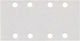 Smirdex 510 White Line Φύλλο Λείανσης Παλμικού Τριβείου K80 με 8 Τρύπες 93x185mm