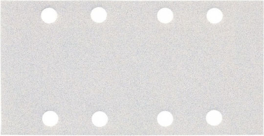 Smirdex 510 White Line Φύλλο Λείανσης Παλμικού Τριβείου K80 με 8 Τρύπες 93x185mm