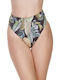 Beyond Chic Bikini Slip High Waist Khaki