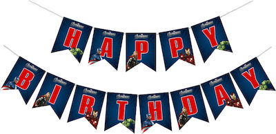 Garland Letters Avengers Happy Birthday