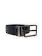 Leather Belt Bergman 3527 BLUE