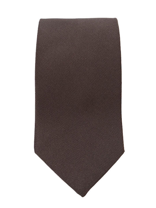 ARMANI COLLEZIONI TIE 9.5CM STRIPED BROWN