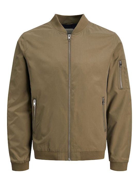 Jack & Jones Μπουφάν Bomber Χακί