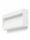 Rendl Light Studio Φωτιστικό Τοίχου Led AQILA RC H20 Φ9 Rendl Επιτοίχια Εξωτερική Πλαφονιέρα LED IP54 6W με Θερμό Λευκό Φως 20x3.4x9εκ.