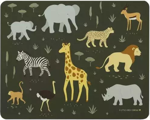 A Little Lovely Company Plastic Placemat Multicolour 43x34cm
