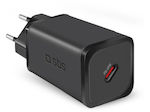 SBS Charger Without Cable with USB-C Port 65W Power Delivery Blacks (TRGAN1C65W)