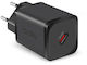 SBS Зарядно Устройство Без Кабел GaN с USB-C Изходен Порт 45W Power Delivery Черно (TRGAN1C45W)