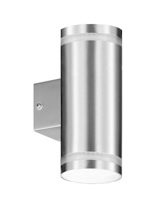 Geyer Стенно Външно Фенерче GU10 IP44 10.5x7.6x21εκ.