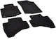 Rigum Set of Front and Rear Mats 4pcs for Peugeot 108 Citroen C1 2014 2021 Black