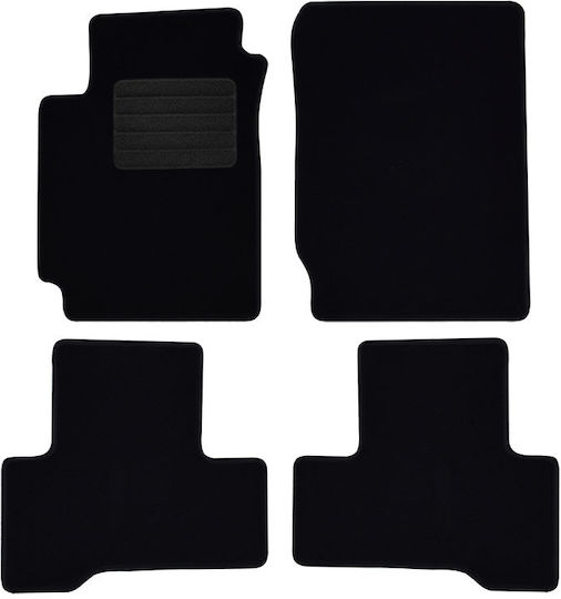 Rigum Set of Front and Rear Mats 4pcs for Suzuki Grand Vitara 2006 2015 Black