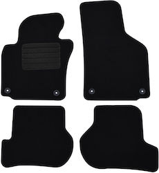 Rigum Σετ Μπροστινά και Πίσω 4τμχ για Seat Leon 2005 2009 Μαύρα Rigum Σετ Μπροστινά και Πίσω 4τμχ για Seat Leon 2005 2009 Μαύρα