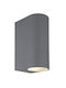 Globo Lighting Veronika Wall-Mounted Outdoor Spot Light GU10 IP44 Double Beam 6.8x15.2εκ.