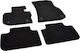 Rigum Set of Front and Rear Mats 4pcs for BMW X4 2018+ Black