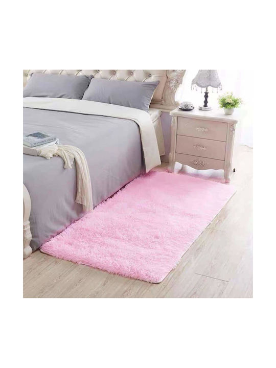 Fur Hallway Carpet (60x90) Pink