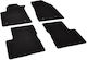 Rigum Set of Front and Rear Mats 4pcs for Alfa Romeo Giulietta 2010 2020 Black