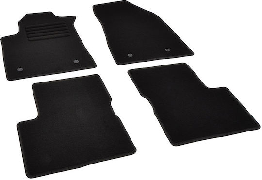 Rigum Set of Front and Rear Mats 4pcs for Alfa Romeo Giulietta 2010 2020 Black