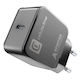 Cellular Line Ladegerät ohne Kabel mit USB-C Anschluss 15W Schwarzs (ACHSMUSBC15WK)