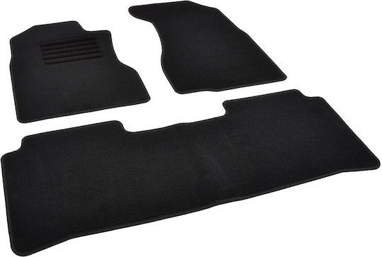 Rigum Σετ Μπροστινά και Πίσω Πατάκια 3τμχ για Honda CR-V 2002 2007 Μαύρα