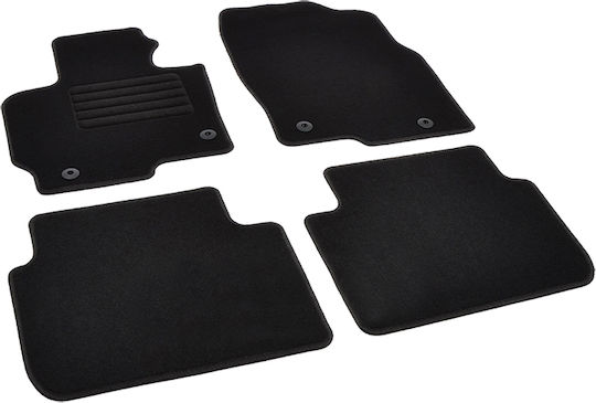 Rigum Set Covorașe Față și Spate 4buc din Covor pentru Mazda CX-5 2012 2017 Negre
