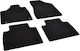 Rigum Set of Front and Rear Mats 4pcs for Nissan Murano 2008 2016 Black