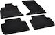 Rigum Set of Front and Rear Mats 4pcs for Kia Stinger 2017+ Black