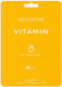 Kocostar Vitamin Sheet Μάσκα Προσώπου για Αναζωογόνηση / Λάμψη Με Νιασιναμίδη 25ml