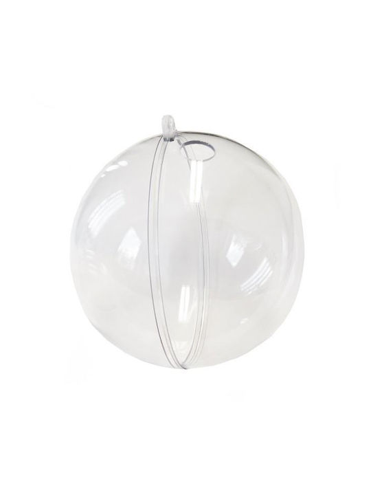 Transparent Opening Plastic Ball Box 12cm with Partition