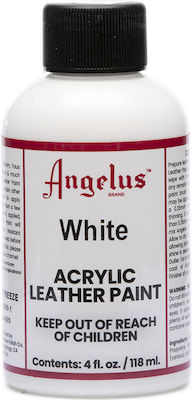 BROWN BUTTON Angelus WHITE 4oz