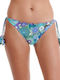 Bikini Brazil with Ties Turquoise