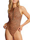 Billabong Kiss The Earth One-Piece Swimsuit Brown