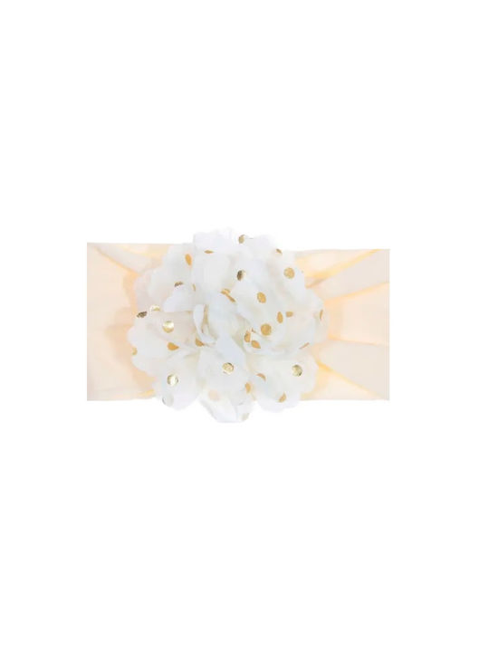 Children's - Baby Soft hair ribbon with large flower 0-8 years old Ivouar