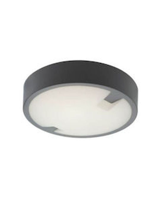 Vito Outdoor Ceiling Flush Mount with Integrated LED in Gray Color 2025640 Vito Outdoor Ceiling Flush Mount with Integrated LED in Gray Color 2025640