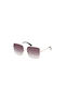 Guess Women's Sunglasses with Rose Gold Metal Frame and Purple Gradient Lens GU7866 28P