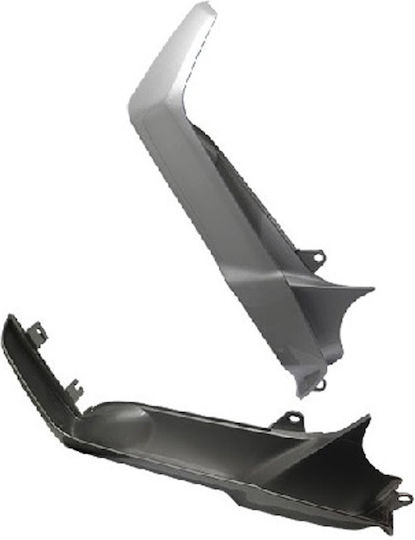 Kawasaki Exterior Motorcycle Left Fairing for Kawasaki KAZE R 115 Silver 1pcs