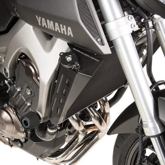 Barracuda Πλαϊνό Πλαστικό Μοτοσυκλέτας για Yamaha MT-09 Μαύρο