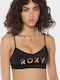 Roxy Sports Bra Bikini Top Black