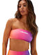 Letti Strapless Bikini Top Μωβ