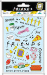 Friends Notebook A6 Light Blue