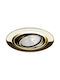 Fos me MOBILE Νο216 Metallic Recessed Spot Gold 1pcs