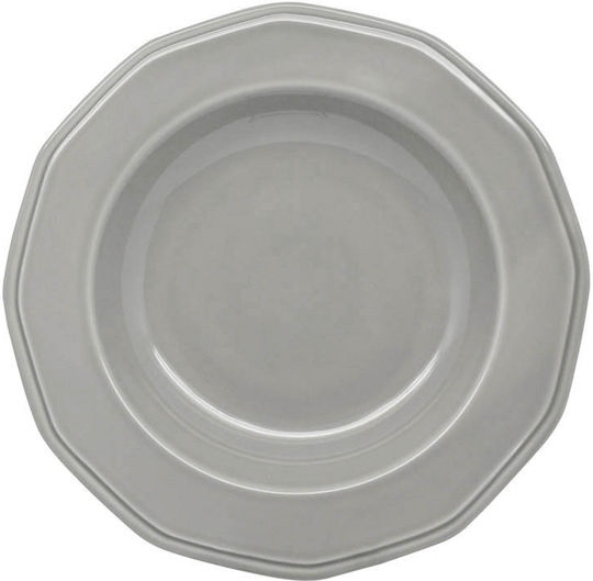 Ankor Premium Classic Πιάτο Βαθύ από Πορσελάνη Γκρι με Διάμετρο 23cm Ankor Premium Classic Πιάτο Βαθύ από Πορσελάνη Γκρι με Διάμετρο 23cm