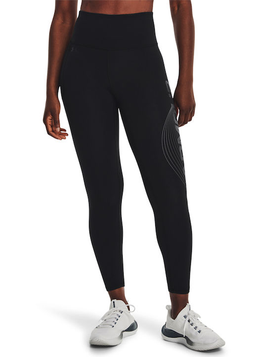 Under Armour Women's Cropped Training Legging High Waisted Black