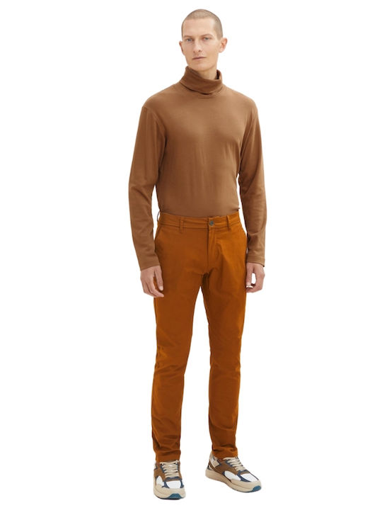 Tom Tailor Herrenhose Chino Elastisch Braun