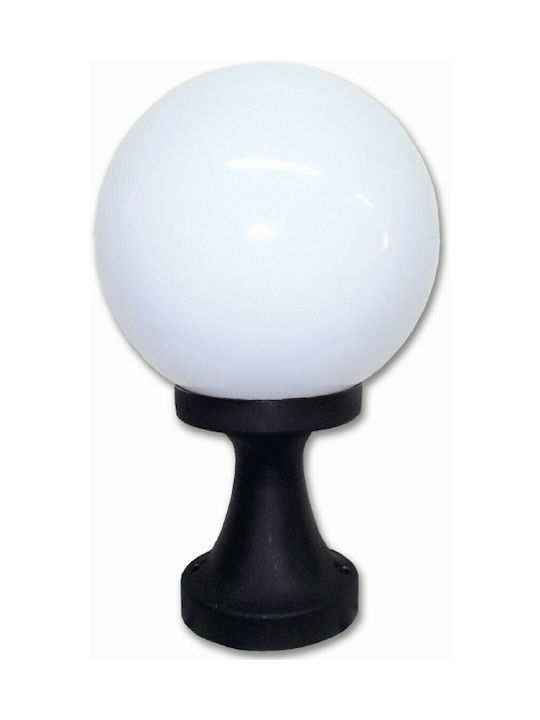 Lido 802 Lumină Globul pentru Exterior IP43 pentru Soclu E27 Negru