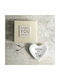 Synchronia Decorative Heart Wishing you Good Health made of Ceramic Material 5.5x2x5cm 1pcs
