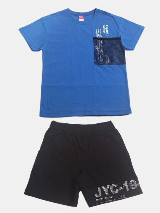 Joyce Kids Set with Shorts Summer 2pcs Blue