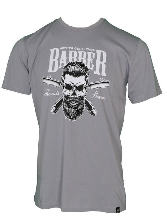 023-711 Men's Short Sleeve T-shirt Gray