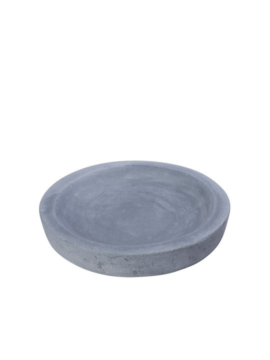 Espiel Dekorative Schüssel Beton Blau 36x36x5cm 1Stück
