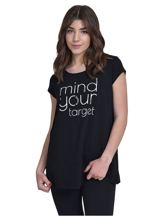 Target Damen Oversized T-Shirt Schwarz