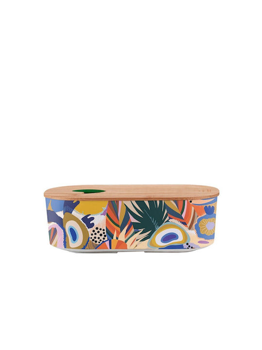 Chic Mic Plastic Lunch Box Burst of Colors Mult...