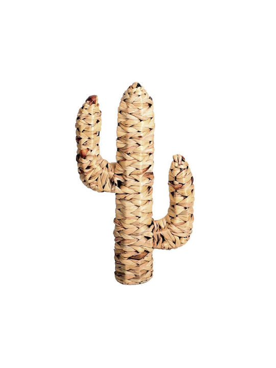 Natural Living Decorative Cactus made of Straw-made 25x9x45cm 1pcs